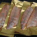 Smoked trout fillets